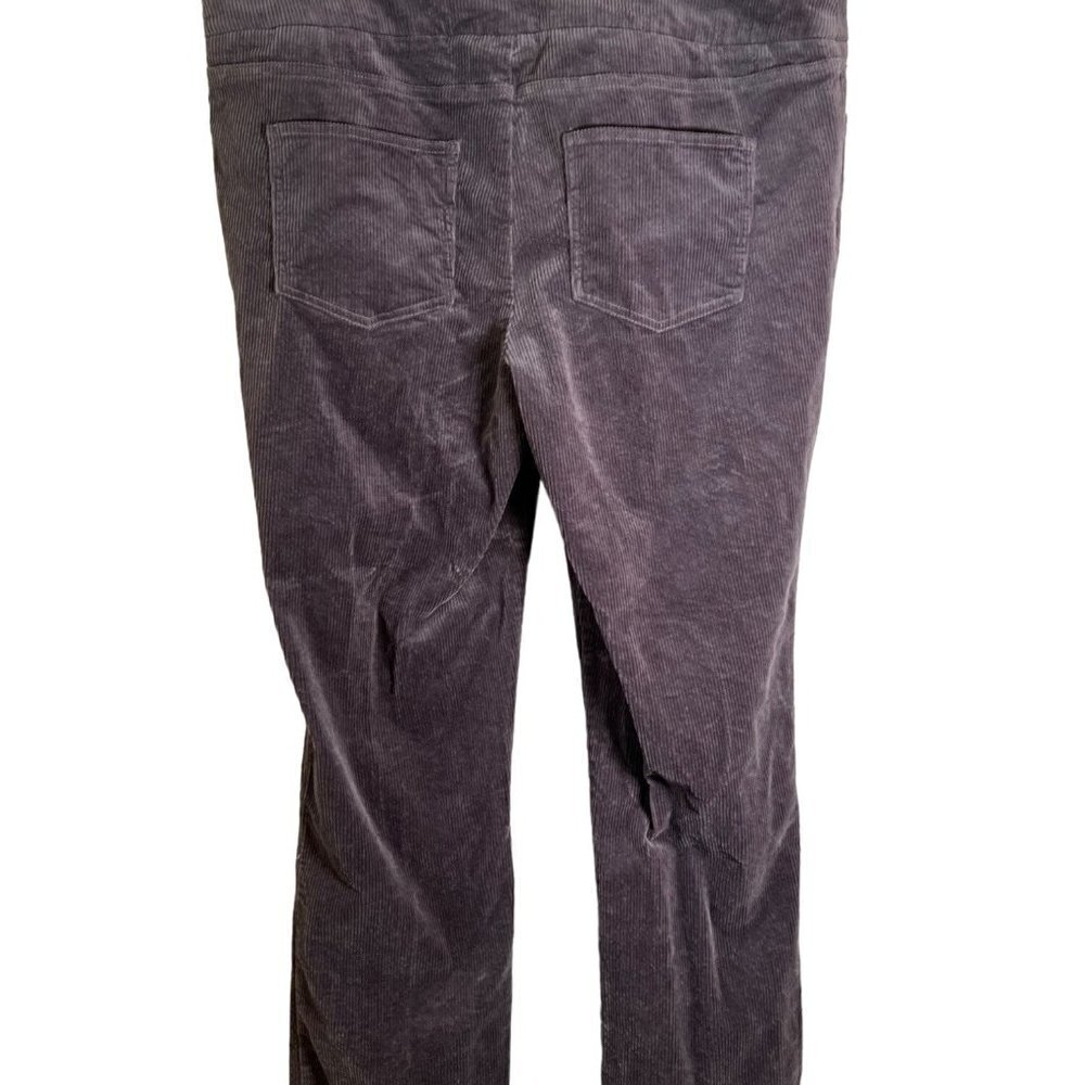 denim & Co. Women's 20W Tall Straight Leg Grey Cord Pants - Picture 5 of 10